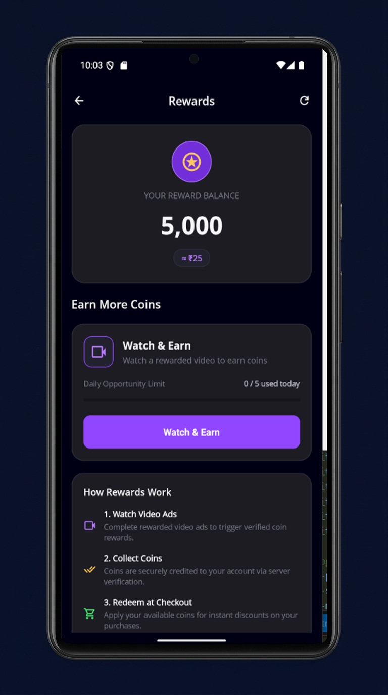ReStore Mobile App - Rewards Program
